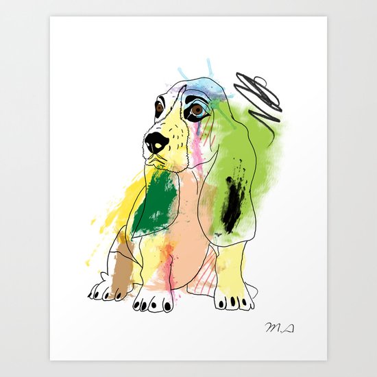 dog Art Print