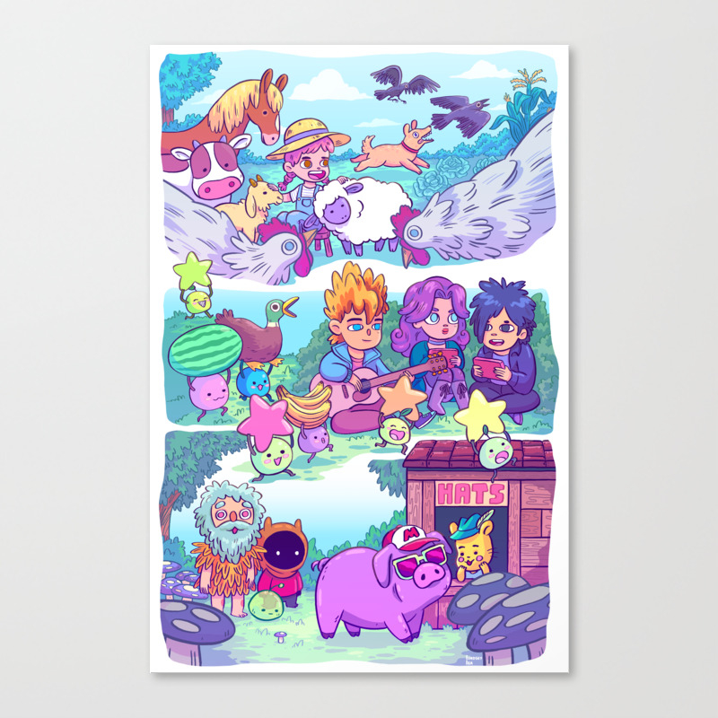 Stardew Valley Canvas Print By Lindseylea Society6