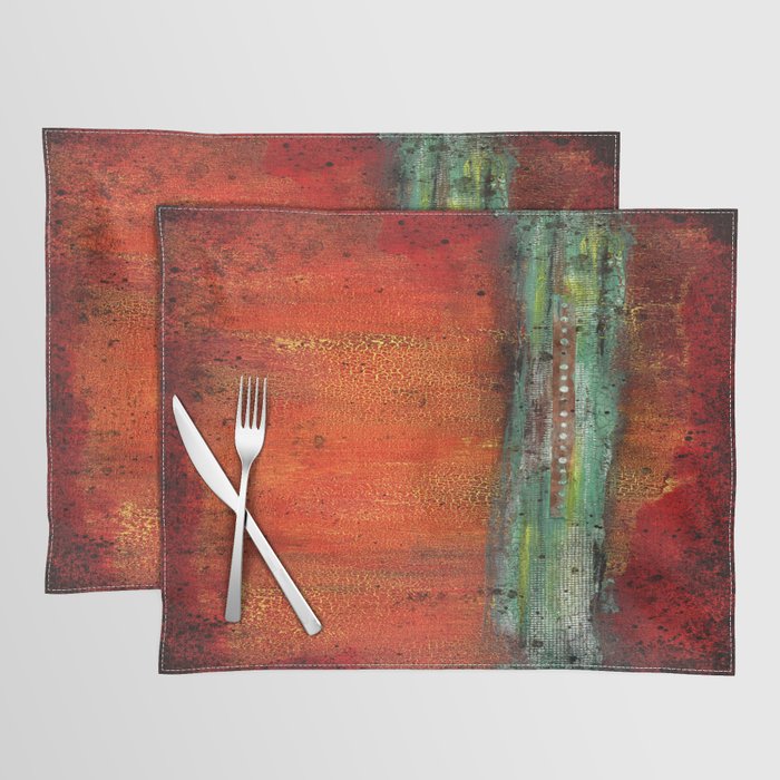 Abstract Copper Placemat