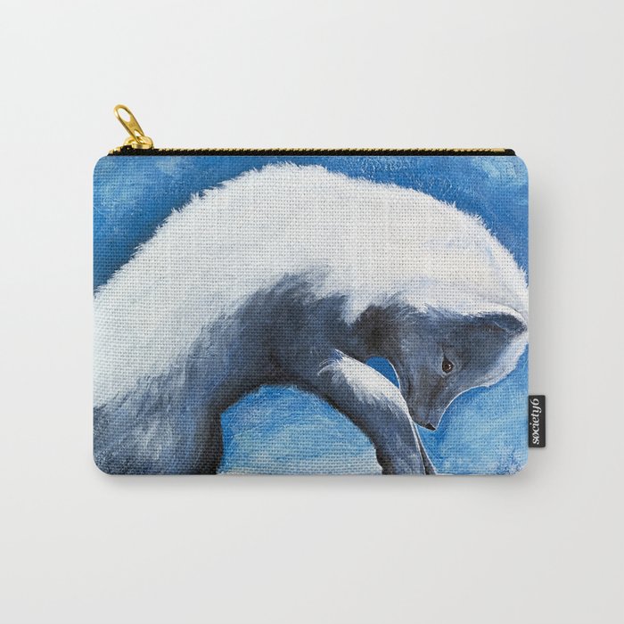 Animal - Antoine the Artic Fox - by LiliFlore Carry-All Pouch
