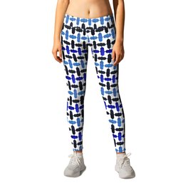 Alhambra Blue Geometric Leggings