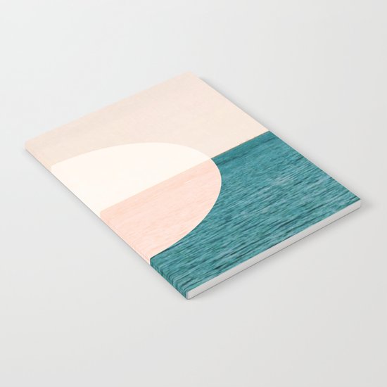 Geometric Sunset Notebook