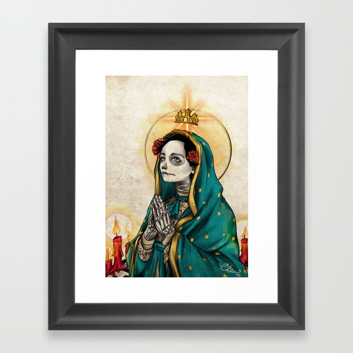 Sainte Mort Framed Art Print