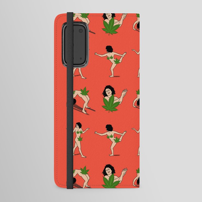 Art model weed Censorship Android Wallet Case
