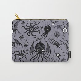 Cosmic Horror Critters in Twilight Zone Glow Carry-All Pouch
