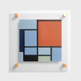 Piet Mondrian (Dutch, 1872-1944) - Title: COMPOSITION (TABLEAU) - Date: 1921 - Style: De Stijl (Neoplasticism) - Genre: Abstract, Geometric Abstraction - Medium: Oil on canvas - Digitally Enhanced Version (2000 dpi) - Floating Acrylic Print