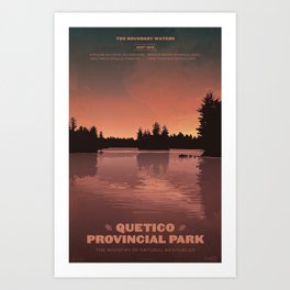 Quetico Provincial Park Art Print
