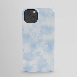 Blue Summer Clouds iPhone Case