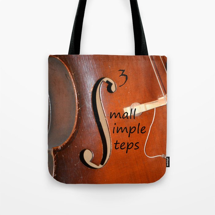Small Simple Steps Tote Bag