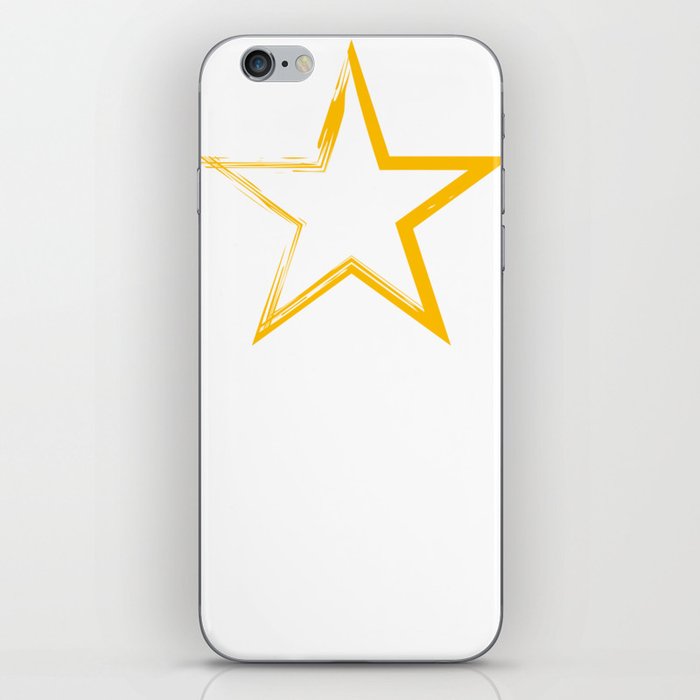 Yellow Star iPhone Skin