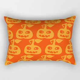 Halloween Pumpkin Background 04 Rectangular Pillow
