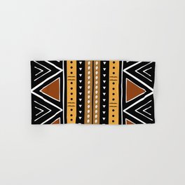 Nice African Bogolan Mud Cloth Fabric Design Hand & Bath Towel