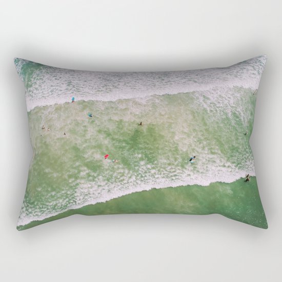 Waves bath Rectangular Pillow