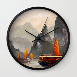 Ha Long Bay Wall Clock
