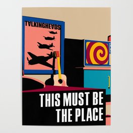 Talking Heads - This Must Be The Place Poster
