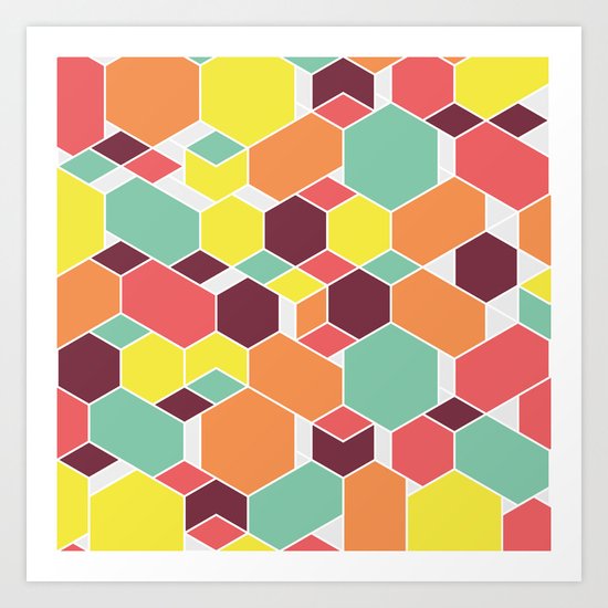 Hex P II Art Print