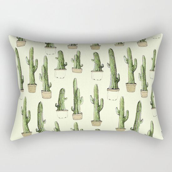 cactus pen! Rectangular Pillow