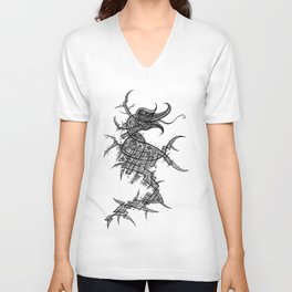 Seahorse Neuro-Skeletal Matrix V Neck T Shirt