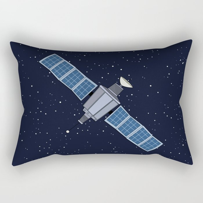 Floating Satellite Rectangular Pillow