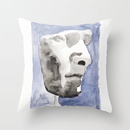 mask Throw Pillow