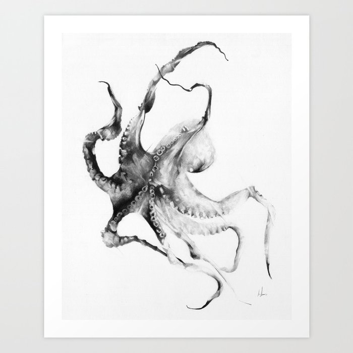 Octopus Art Print