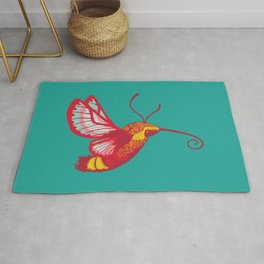 Hummingbird Moth Rug