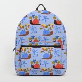 Catsnail Pattern Backpack