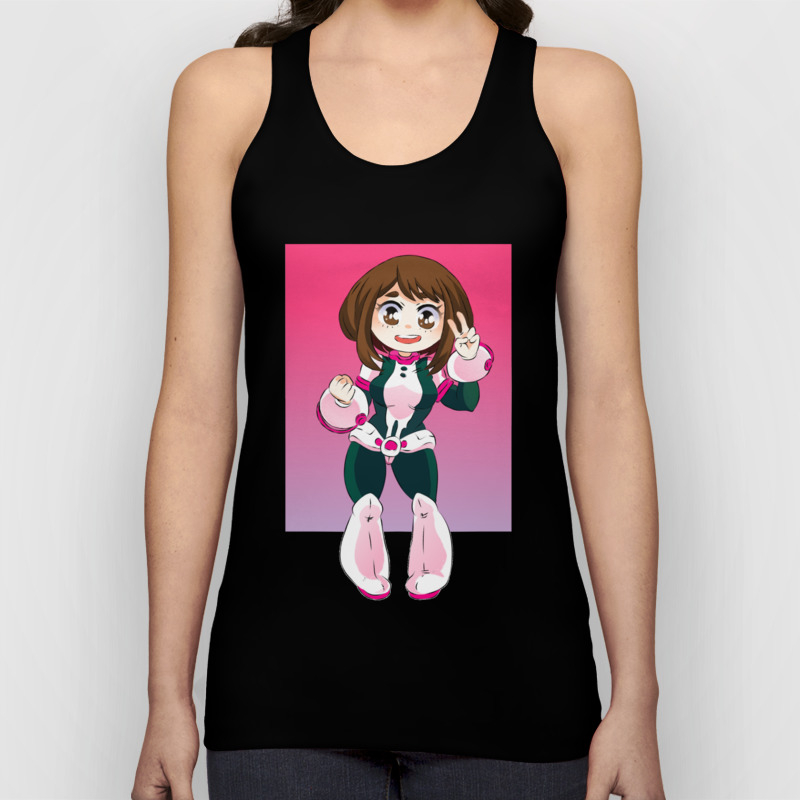 Uraraka Chibi Unisex Tank Top By Zelmawonderland Society6
