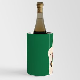 Green Lucky Cat Maneki Neko Wine Chiller