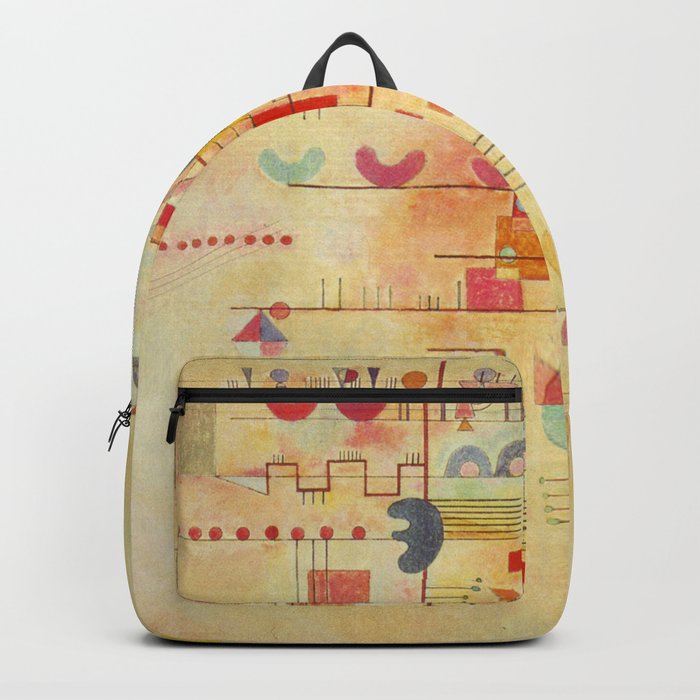 Wassily Kandinsky Graceful Ascent Painting Backpack