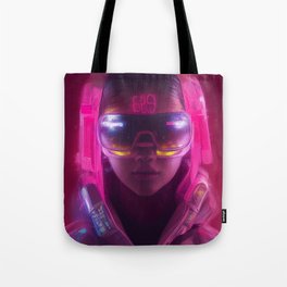 Cyberpunk Girl 1 Tote Bag