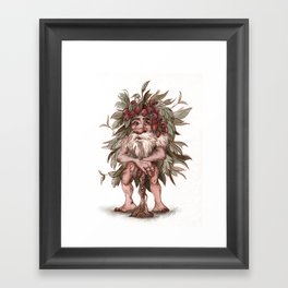 Aegus, faery folk, korrigan Framed Art Print
