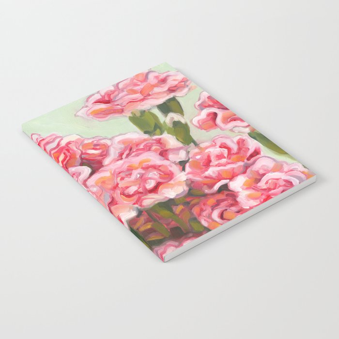 Pink Carnations Notebook