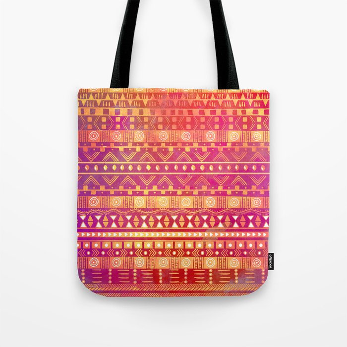 Inspired Aztec Pattern Tote Bag