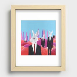 Easter Bunny Recessed Framed Print