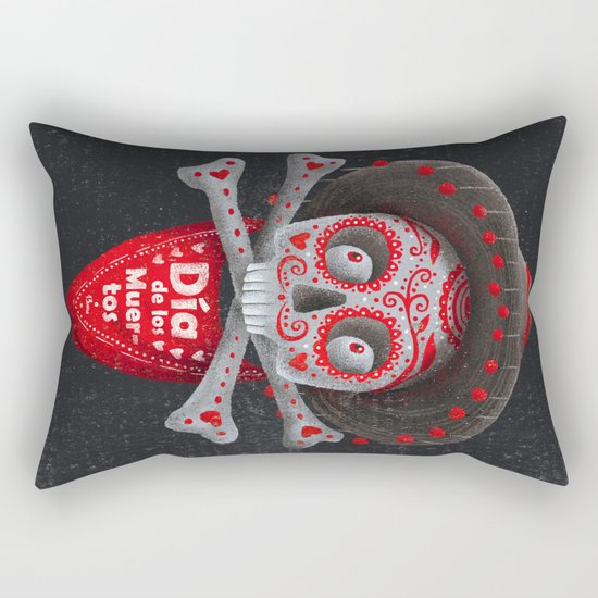Día de Muertos Rectangular Pillow