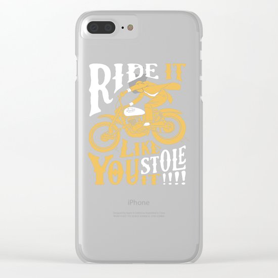 stole it Clear iPhone Case