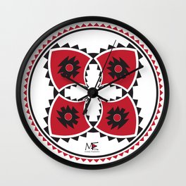 Bulgarian Folklore Inspired Design - KANATITSA Wall Clock