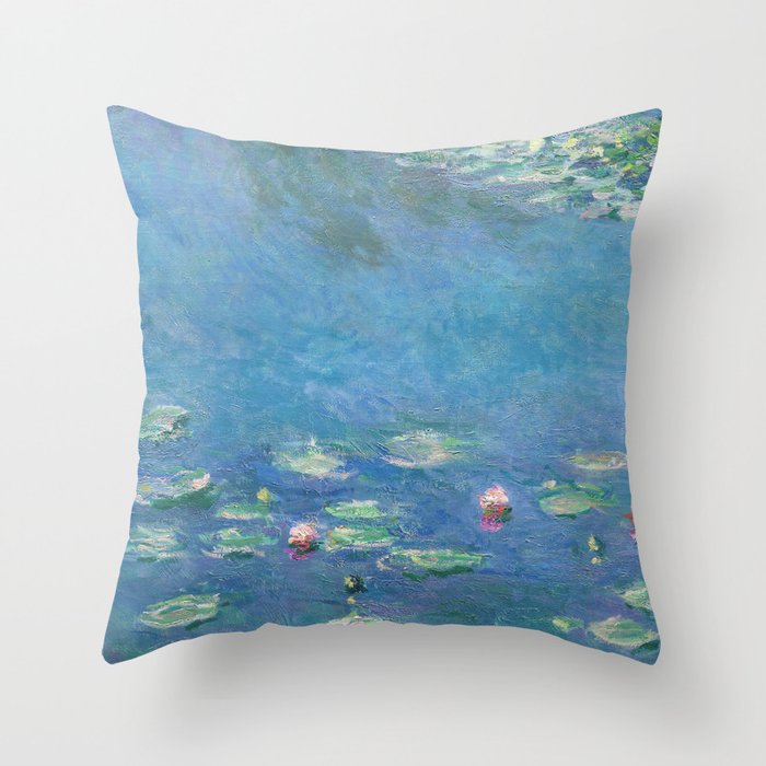 Monet, Water Lilies Throw Pillow