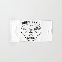 Don't Panic 42 is The Answer Hand & Bath Towel