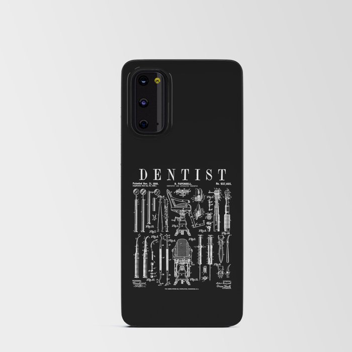 Dentist Dentistry Dental Tools Kit Vintage Patent Print Android Card Case