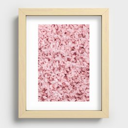 Pink Blushing Vine Recessed Framed Print