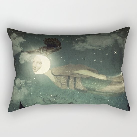 The Owl That Stole the Moon Rectangular Pillow