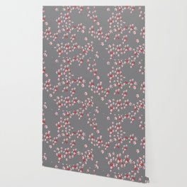 Hana "flower" (gray) Wallpaper