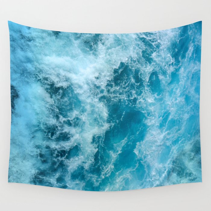 Ocean Waves Wall Tapestry by Vickn Society6