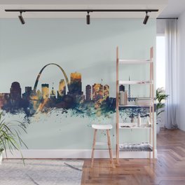 St Louis Missouri Skyline Wall Mural