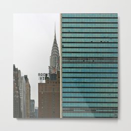 NYC - United Nations Metal Print | United, Architecture, Color, Digital, Curated, Nyc, City, Usa, America, Bigapple 