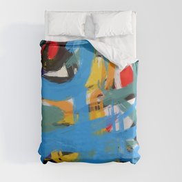 Abstraction of Joy Duvet Cover