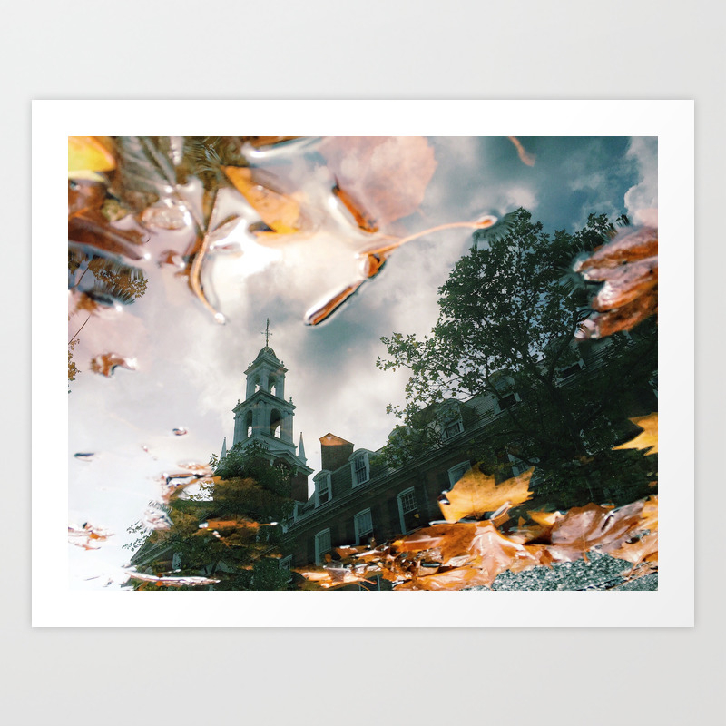 Rainy Autumn Day Art Print By Stellarcaptures Society6
