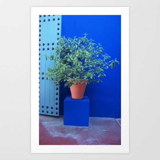 Maison Yves St Laurent Marrakech Art Print